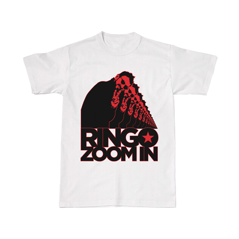 Ringo Starr Zoom In on Repeat White T-Shirt
