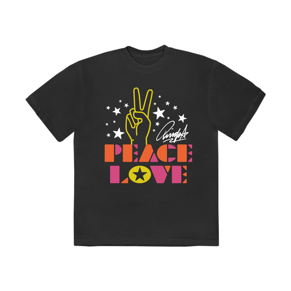 Peace and top love t shirt