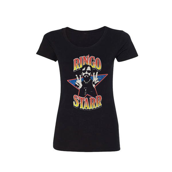 Ringo Starr Peace Circle Men's T-Shirt - Short Sleeve, Red, XXL
