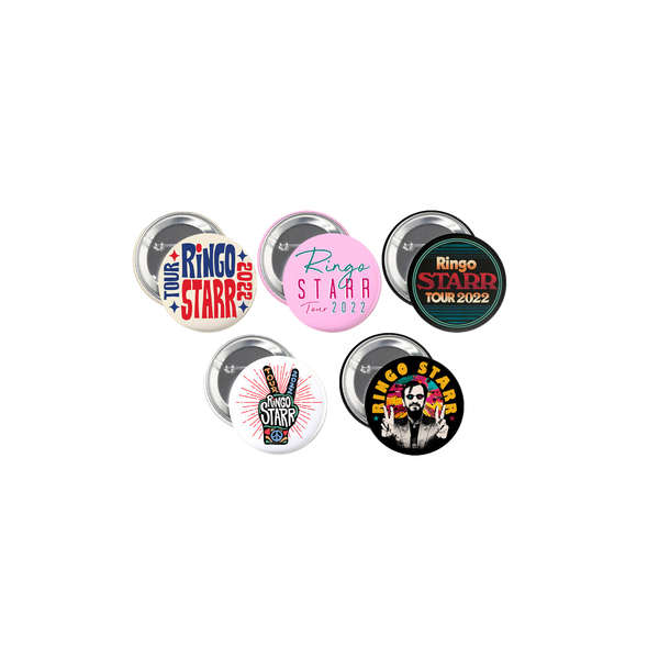 Ringo Starr Button Set Ringo Starr Official Store