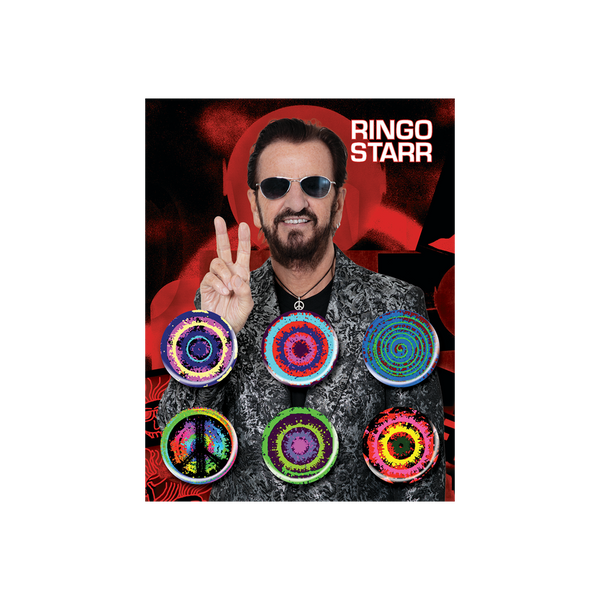 Ringo Star 2024 Tour Button Pack - Ringo Starr Official Store