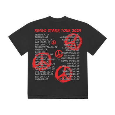 Peace & Love Spray T-Shirt Back 