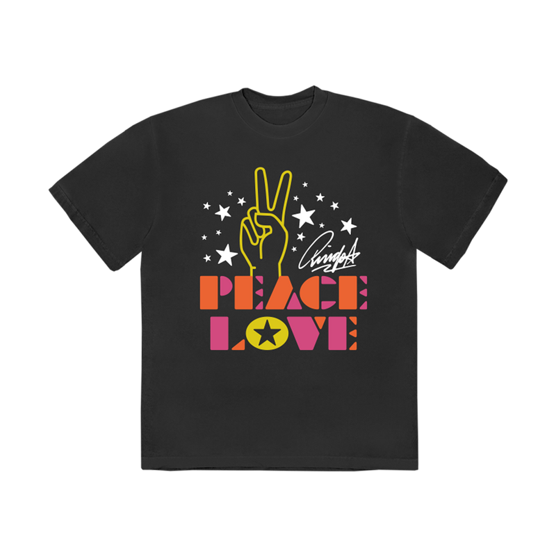 Peace & Love Peace Sign T-Shirt - Ringo Starr Official Store